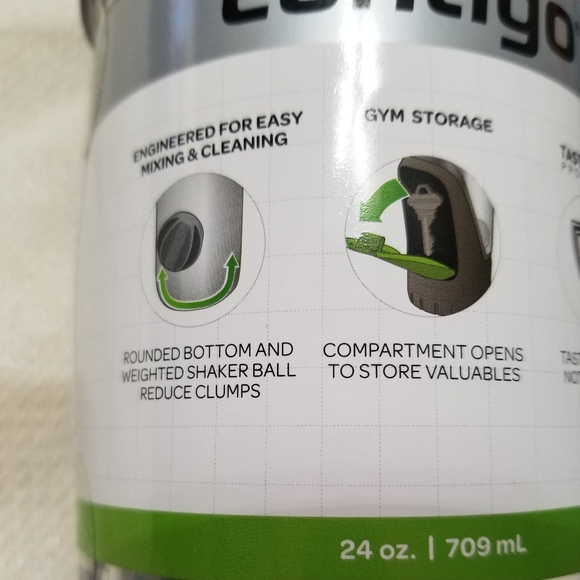 Contigo's Shake & Go Fit shaker bottle with gym storage, 24 ounces - Picture 8 of 10